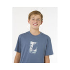 RIP CURL Raw Energy Frame Tee - Boy Navy