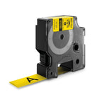 RHINO 19x1.5 heat shrink tape with black and yellow print Auto ID/Etykiety samoprzylepne Your Sports Performance