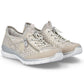 Women's sports shoes, openwork gold, Rieker L3252-92 Rieker
