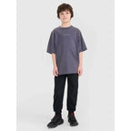 Boy's oversize printed T-shirt 4F 4FJWSS25TTSHM1879-22S 4f