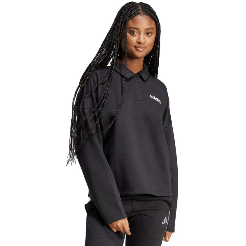 adidas Essentials Linear Polo Sweatshirt W JM1946 Clothing/Lifestyle/adidas Adidas