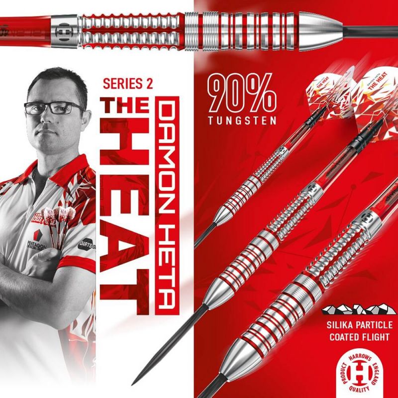 Harrows DAMON HETA 2 "The Heat" darts 90% steeltip In preparation Your Sports Performance