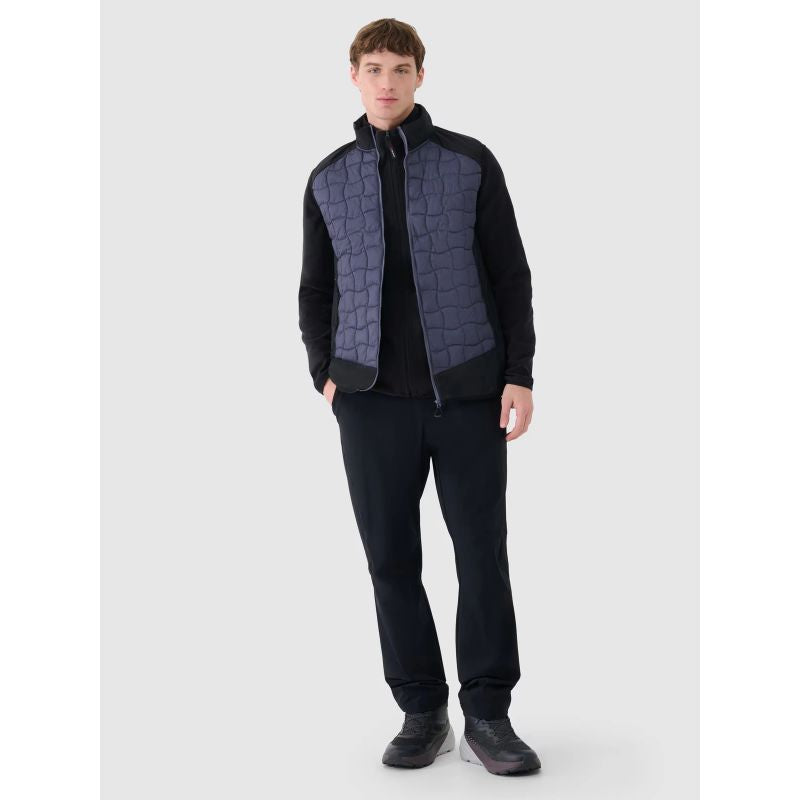 Men's trekking fleece with stand-up collar 4F 4FWSS25TFLEM304-20S *Kategoria tymczasowa Your Sports Performance