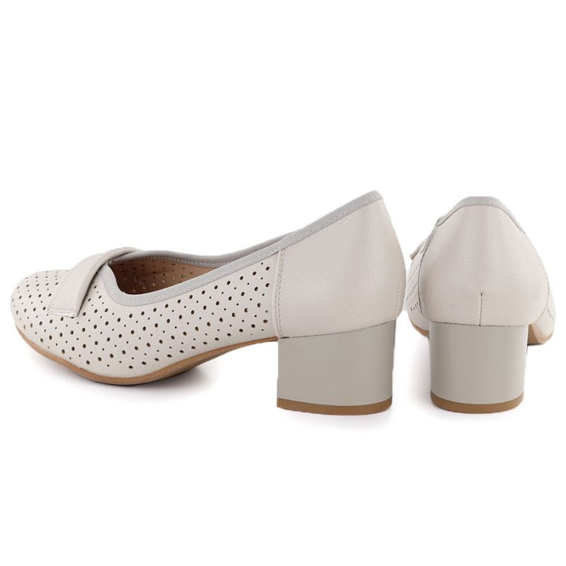 Women's openwork beige pumps Jezzi 233-12 To be categorized Your Sports Performance