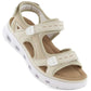 Comfortable Velcro sandals Rieker W RKR691 beige Footwear/Lifestyle/Rieker Your Sports Performance