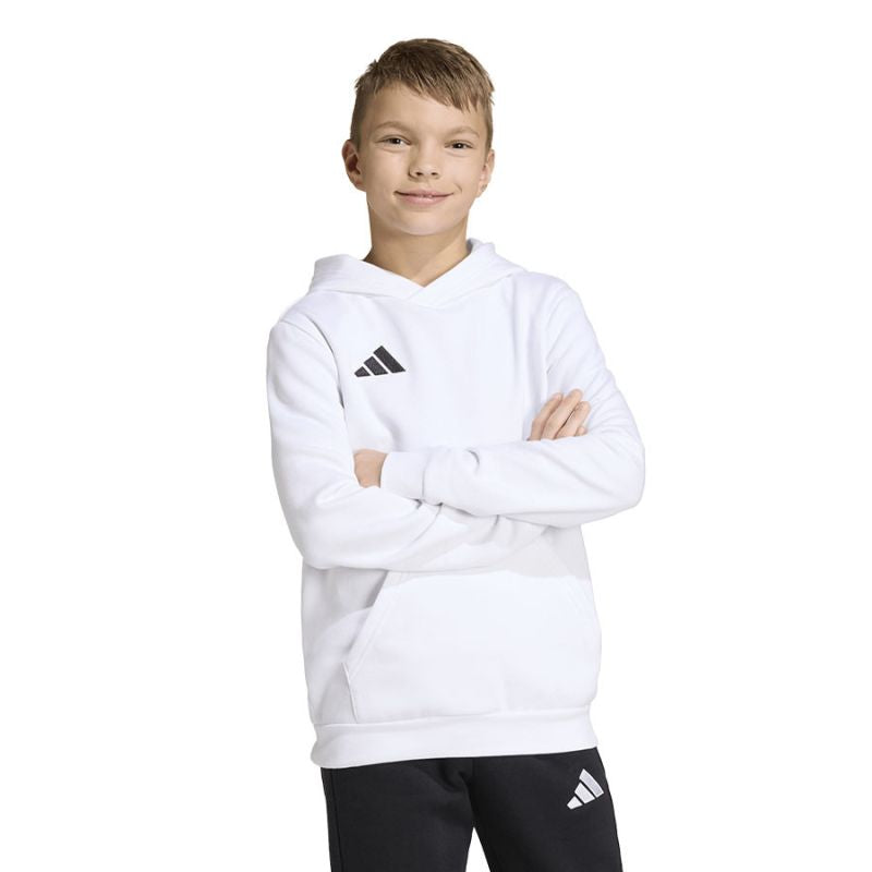 Kids' adidas Entrada 26 Hoody white JZ6561