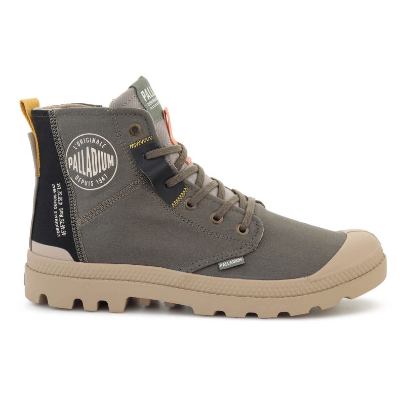 PALLADIUM PAMPA HI LAYER ZIP MAJOR BROWN 09549-282