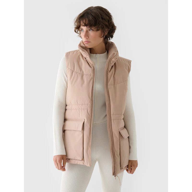 Women's down vest with synthetic filling 4F 4FWAW24TVJAF135-83S *Kategoria tymczasowa Your Sports Performance