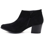 Women’s short heeled ankle boots, black, M.Daszyński MR2624-2