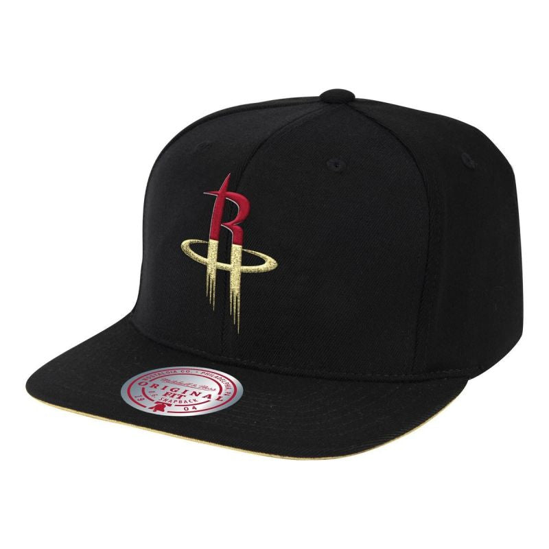 Mitchell & Ness NBA Houston Rockets Snapback Cap - 6HSSMM19489-HROBLCK Odzież/Czapki/Czapki z daszkiem Your Sports Performance
