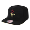 Mitchell & Ness NBA Houston Rockets Snapback Cap - 6HSSMM19489-HROBLCK Odzież/Czapki/Czapki z daszkiem Your Sports Performance