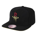 Mitchell & Ness NBA Houston Rockets Snapback Cap - 6HSSMM19489-HROBLCK Odzież/Czapki/Czapki z daszkiem Your Sports Performance