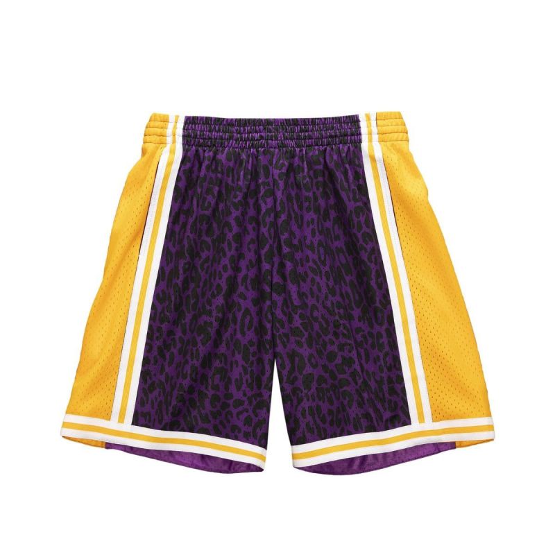 Mitchell & Ness Men's NBA LA Lakers Wild Life Swingman Shorts Mitchell & Ness