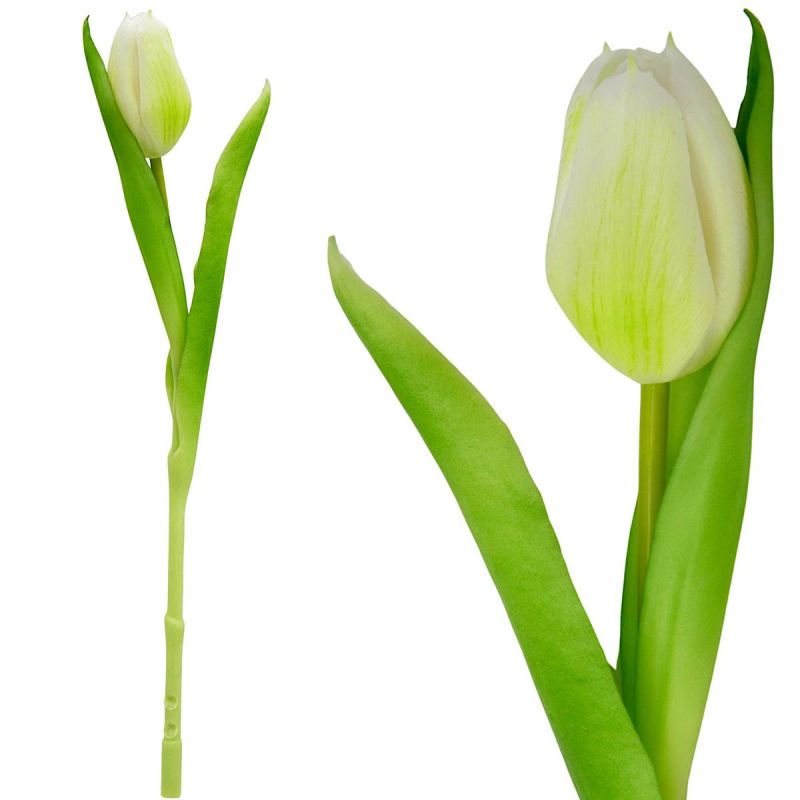 WHITE TULIP 31CM LIFE-LIKE SPRING DECORATION Home and Garden/Equipment Your Sports Performance