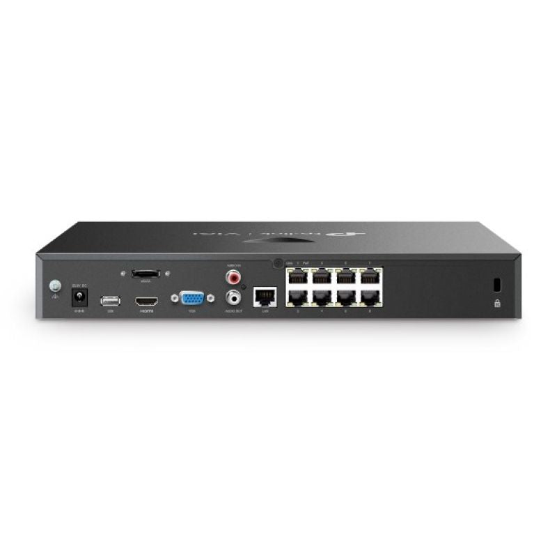 TP-Link VIGI NVR2008H-8MP Network Video Recorder (NVR) Black Komunikacja i łączność/Switch-e Your Sports Performance