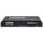 QOLTEC SPLITTER 2XHDMI 4KX2K | 6GB/S | 60HZ Kable i adaptery/Adaptery, przejściówki Your Sports Performance