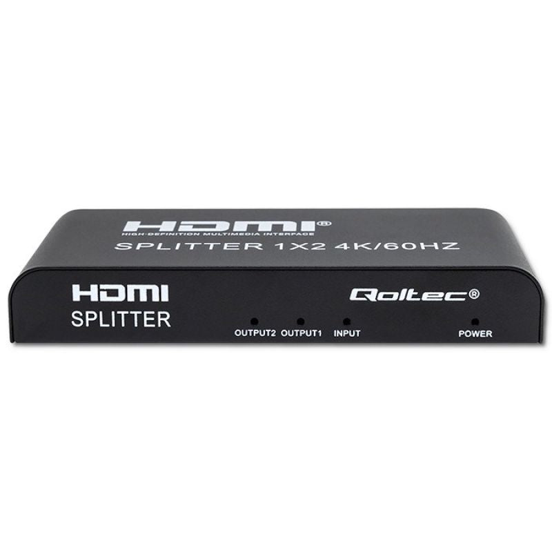 QOLTEC SPLITTER 2XHDMI 4KX2K | 6GB/S | 60HZ Kable i adaptery/Adaptery, przejściówki Your Sports Performance