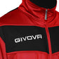 Tracksuit Givova Tuta Visa TR018 1210 red/black Clothing/Football/Mężczyźni/Joma Givova