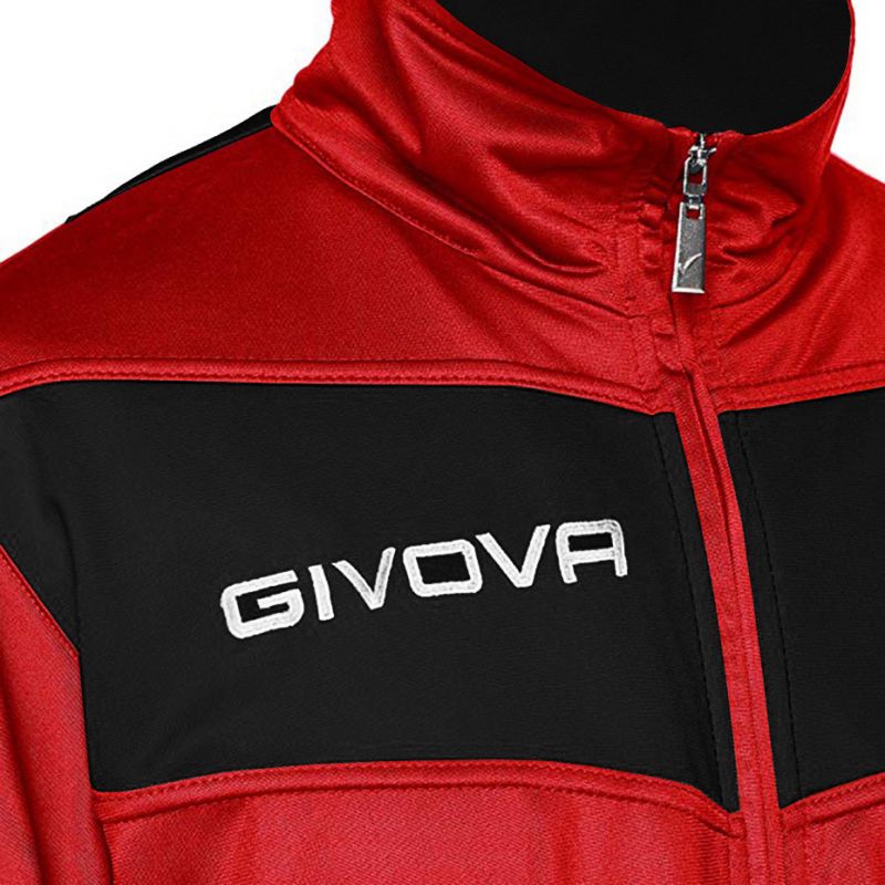 Tracksuit Givova Tuta Visa TR018 1210 red/black Clothing/Football/Mężczyźni/Joma Givova
