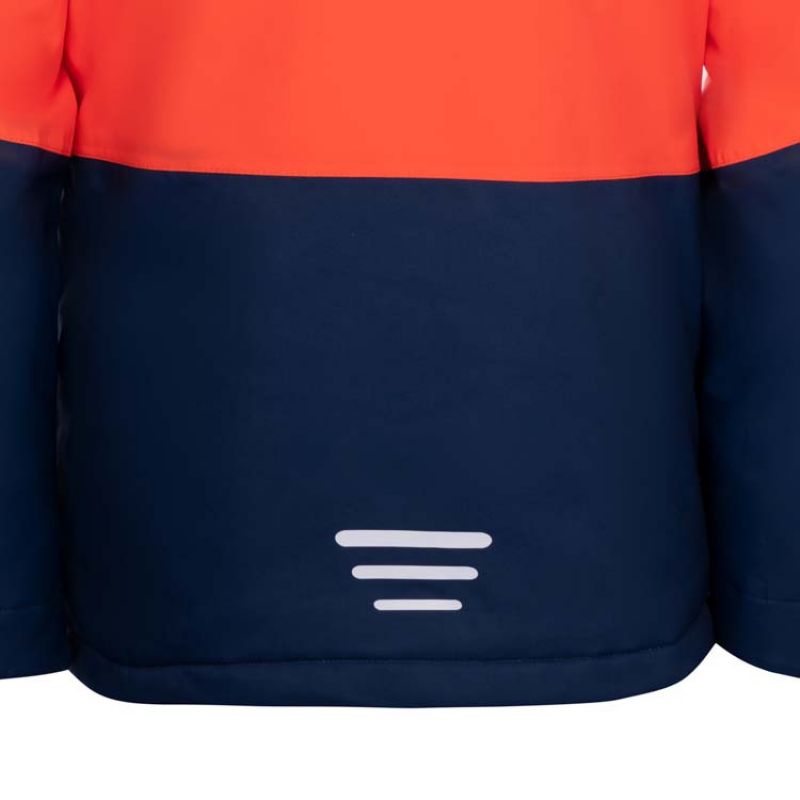 Trollkids Kids Hallingdal Jacket Outdoor Orange/Navy (226-705) In preparation Your Sports Performance