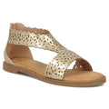 Women's openwork gold sandals Filippo DS7889 Filippo