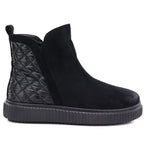 Women's insulated black ankle boots Potocki Z25-JE19365