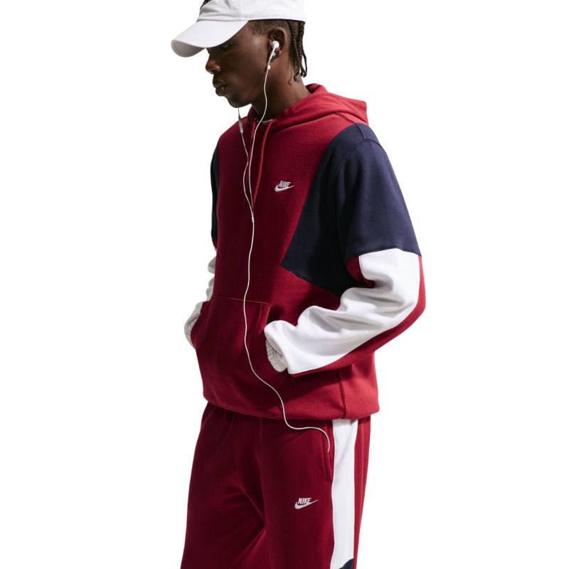 Nike Sportswear Club Men's Burgundy Tracksuit HV1165 613