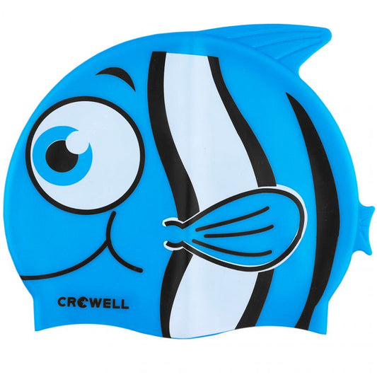 Crowell Nemo-Jr-blue silicone swimming cap Accessories/Swimming accessories Your Sports Performance