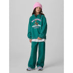 Girls' straight leg sweatpants 4F 4FJKAW26TTROF2078-46S