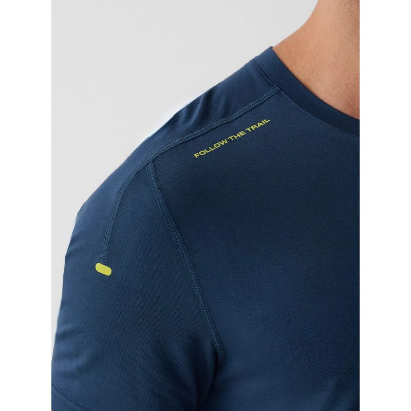 Men's trekking t-shirt made of bamboo fiber 4F 4FRAW26TFTSM2686-32S