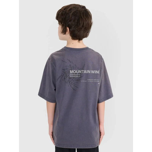 Boy's oversize printed T-shirt 4F 4FJWSS25TTSHM1879-22S 4f