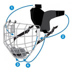 Bauer sports mask for the grid Sr In preparation Your Sports Performance
