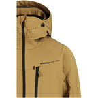 Men’s PROTEST PRTTIMOTHY hooded ski/snowboard jacket with zip, brown
