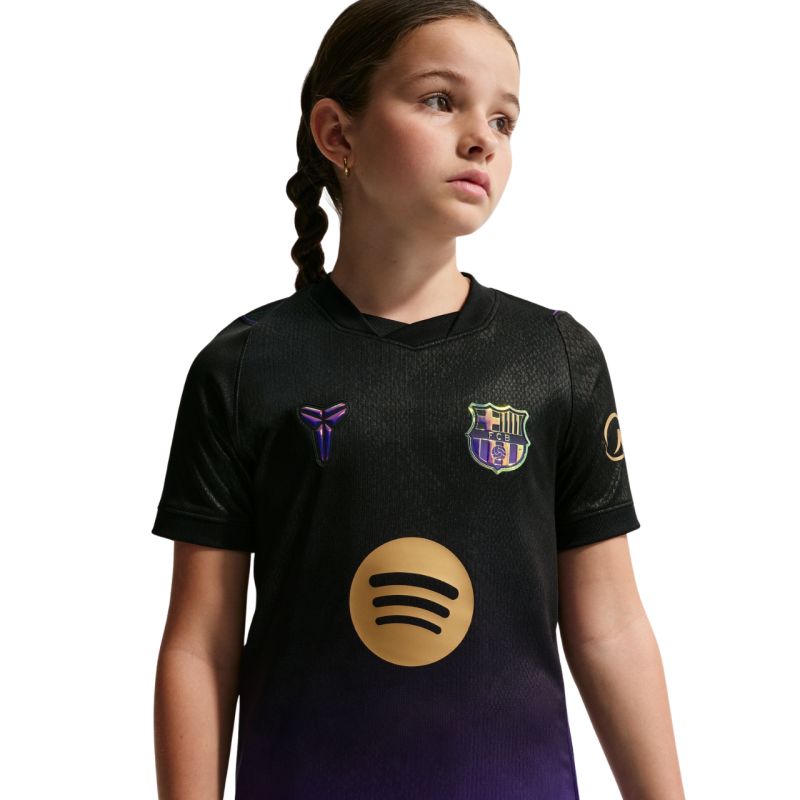 Nike FC Barcelona Stadium Away 2026/27 Kids' Jersey Purple-Black II1674 505