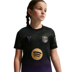 Nike FC Barcelona Stadium Away 2026/27 Kids' Jersey Purple-Black II1674 505