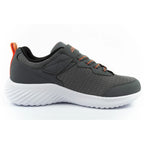 Skechers Bounder children's sports shoes with Velcro, lightweight, fashionable gray Skechers