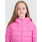 Girls' down jacket with synthetic filling 4F 4FJRAW25TDJAF0816-54S Clothing Your Sports Performance