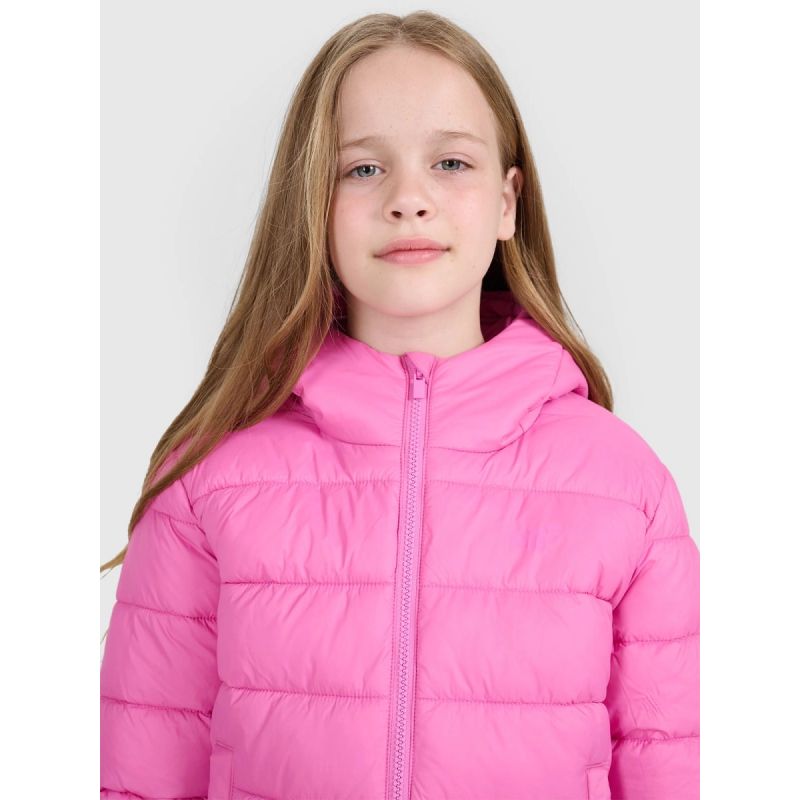 Girls' down jacket with synthetic filling 4F 4FJRAW25TDJAF0816-54S Clothing Your Sports Performance