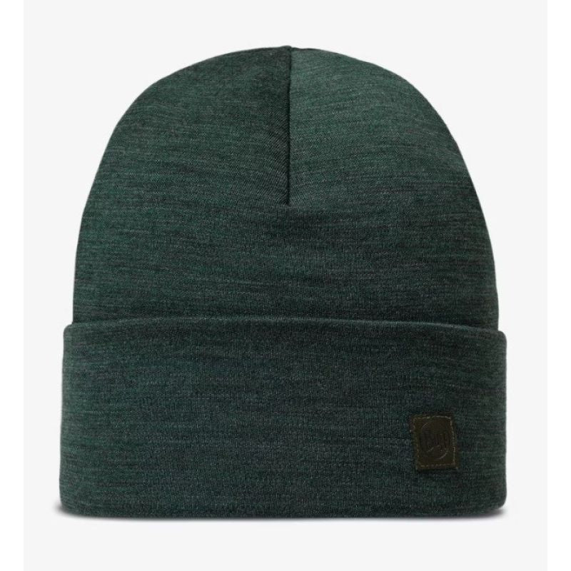 BUFF MERINO HEAVYWEIGHT BEANIE SOLID FOREST Odzież militarna/Nakrycia głowy Your Sports Performance
