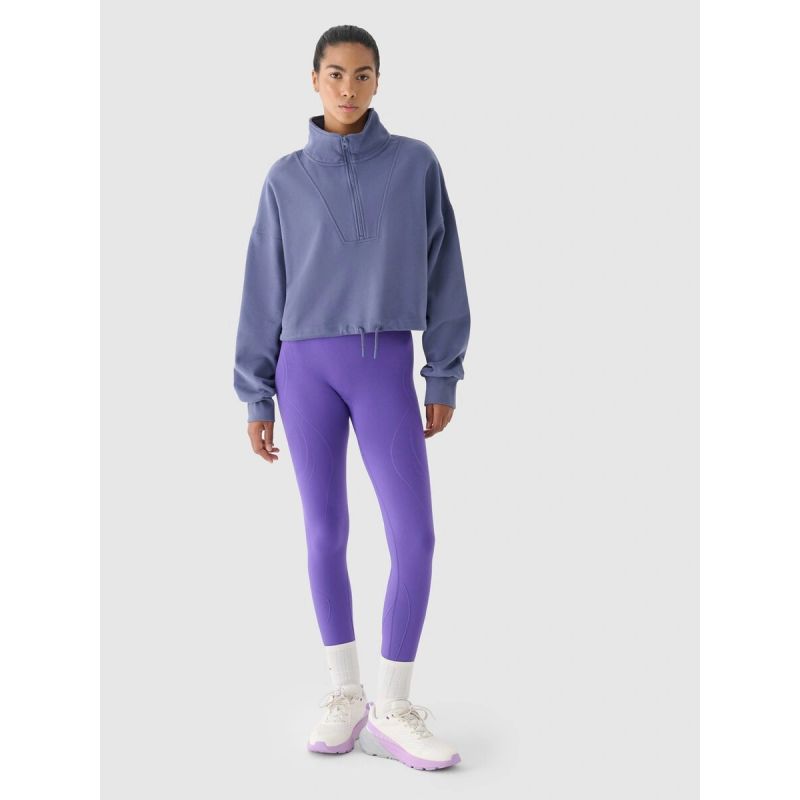 Women's sweatshirt without hood 4F x Anna Lewandowska 4F 4FALSAW24TSWSF1743-31S