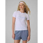 Women's slim T-shirt with print 4F 4FRAW26TTSHF4373-10S