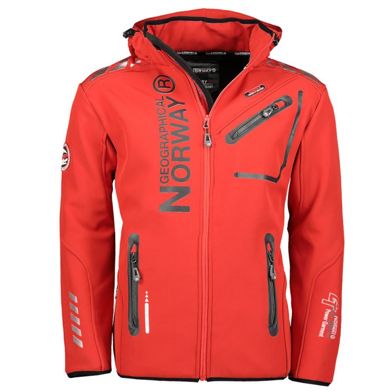 Geographical Norway Softshell Jacket Royaute 068 M WY3252H/GN/Red / Black Clothing/Outdoor/Geographical Norway Your Sports Performance