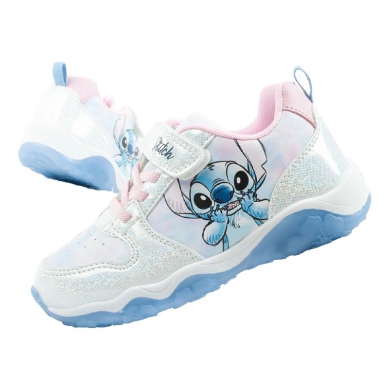 Leomil children's sports shoes sneakers Stitch light with velcro LED blue Leomil