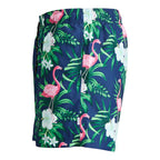 Jack&Jones men's JWHARUBA SWIM PRINTS SHORTS 12206537 NAVY BLAZER FLAMINGO Jack&Jones