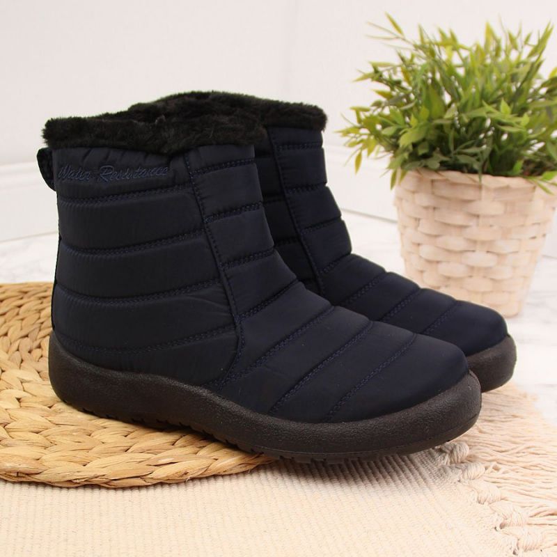 Waterproof snow boots with zipper NEWS W EVE181B navy blue Footwear/Outdoor/News Your Sports Performance