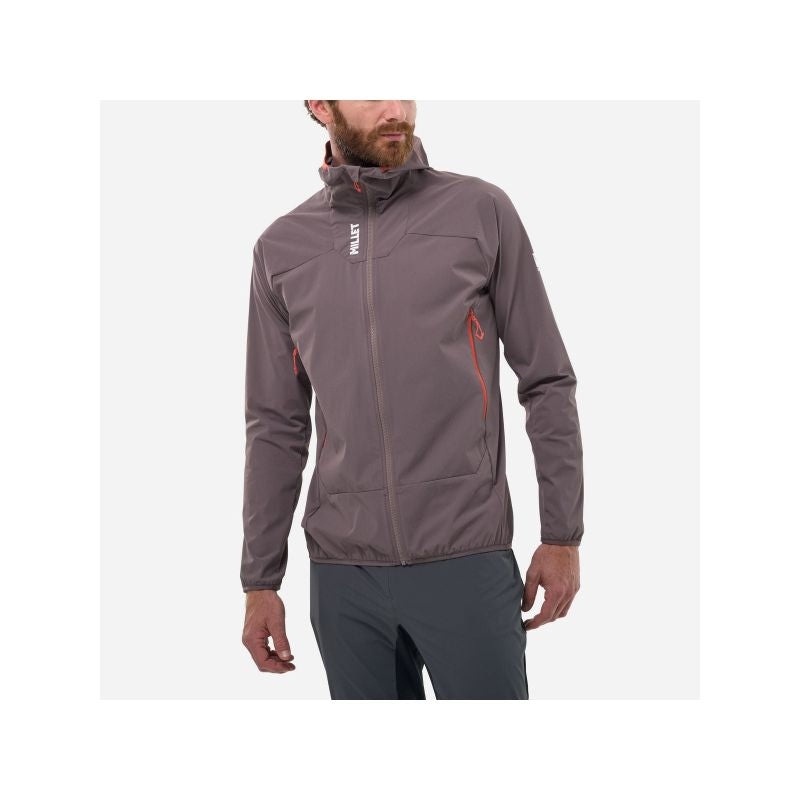 MILLET Kamet Xcs Light Hoodie Men's Jacket M Purple Plum