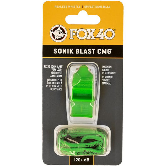 Sonik Blast CMG whistle + green string Accessories Your Sports Performance