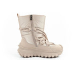 Lee Cooper women's winter trekking sports shoes, insulated, beige, natural leather Lee Cooper
