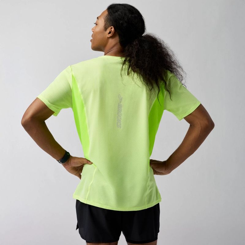 High Point Women's Short Sleeve 2.0 Running Shirt Olive Import z Brooks/Brooks/Koszulki Your Sports Performance