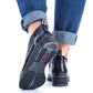 Rieker W R474 snakeskin leather ankle boots black Footwear/Lifestyle/Rieker Your Sports Performance